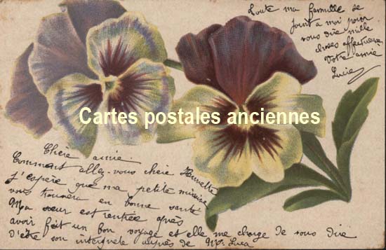 Cartes postales anciennes > CARTES POSTALES > carte postale ancienne > cartes-postales-ancienne.com Fleurs