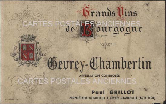 Cartes postales anciennes > CARTES POSTALES > carte postale ancienne > cartes-postales-ancienne.com Etiquette vin