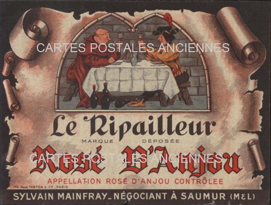 Cartes postales anciennes > CARTES POSTALES > carte postale ancienne > cartes-postales-ancienne.com Etiquette vin