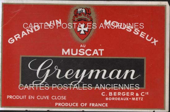 Cartes postales anciennes > CARTES POSTALES > carte postale ancienne > cartes-postales-ancienne.com Etiquette vin