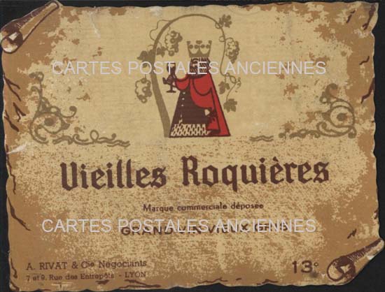 Cartes postales anciennes > CARTES POSTALES > carte postale ancienne > cartes-postales-ancienne.com Etiquette vin