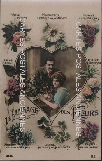 Cartes postales anciennes > CARTES POSTALES > carte postale ancienne > cartes-postales-ancienne.com Fleurs