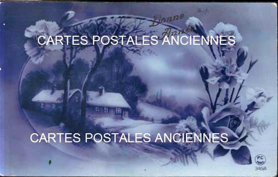 Cartes postales anciennes > CARTES POSTALES > carte postale ancienne > cartes-postales-ancienne.com Paysage neige