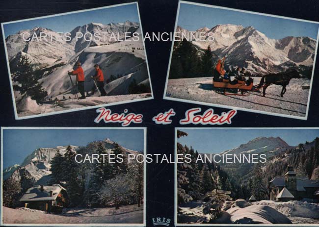 Cartes postales anciennes > CARTES POSTALES > carte postale ancienne > cartes-postales-ancienne.com Paysage neige