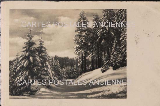 Cartes postales anciennes > CARTES POSTALES > carte postale ancienne > cartes-postales-ancienne.com Paysage neige