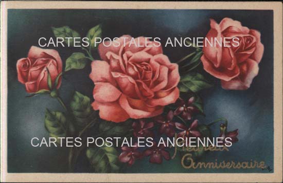 Cartes postales anciennes > CARTES POSTALES > carte postale ancienne > cartes-postales-ancienne.com Fleurs