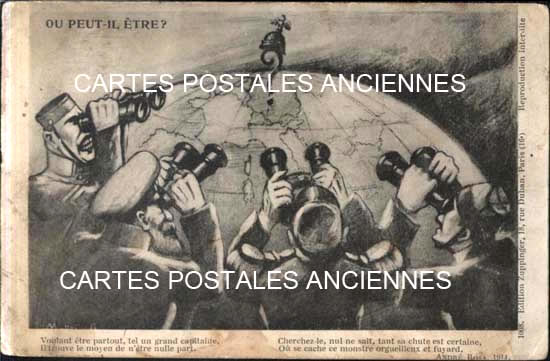 Cartes postales anciennes > CARTES POSTALES > carte postale ancienne > cartes-postales-ancienne.com Militaire Fantaisie