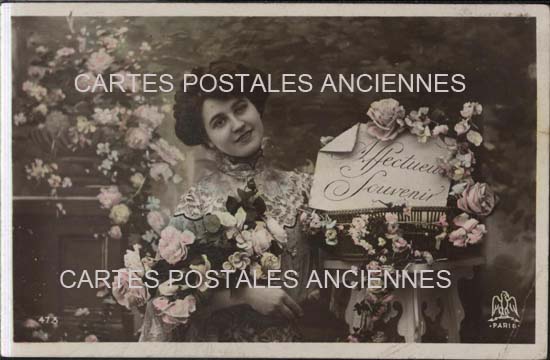 Cartes postales anciennes > CARTES POSTALES > carte postale ancienne > cartes-postales-ancienne.com Femme