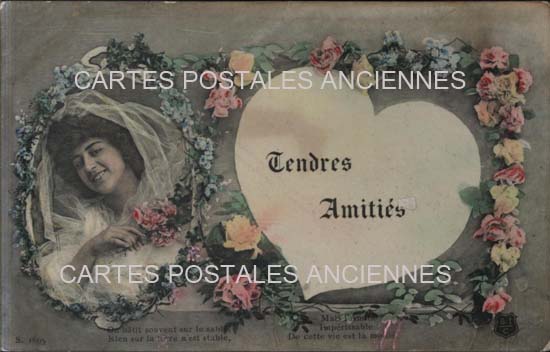 Cartes postales anciennes > CARTES POSTALES > carte postale ancienne > cartes-postales-ancienne.com Amities