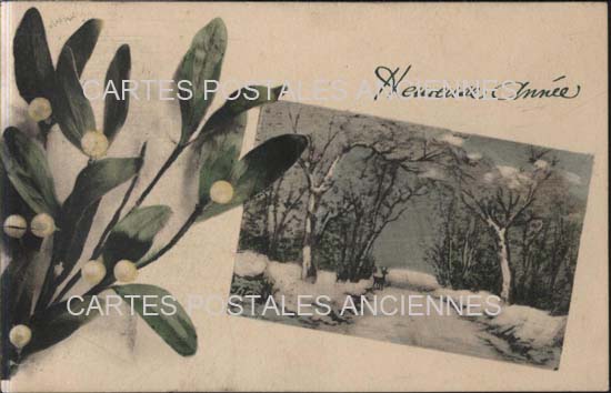 Cartes postales anciennes > CARTES POSTALES > carte postale ancienne > cartes-postales-ancienne.com Paysage neige