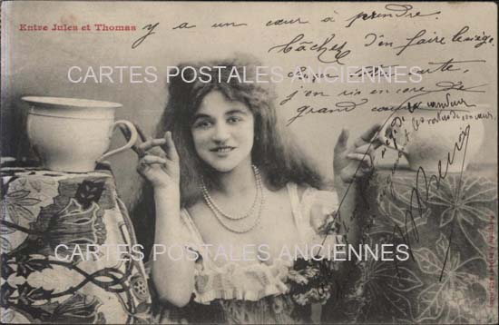 Cartes postales anciennes > CARTES POSTALES > carte postale ancienne > cartes-postales-ancienne.com Femme