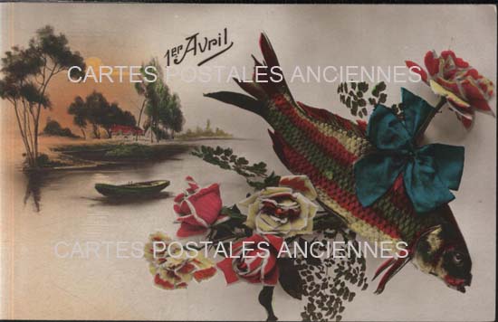 Cartes postales anciennes > CARTES POSTALES > carte postale ancienne > cartes-postales-ancienne.com 1er avril