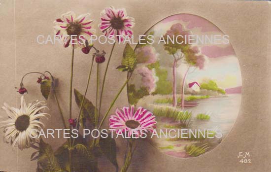 Cartes postales anciennes > CARTES POSTALES > carte postale ancienne > cartes-postales-ancienne.com Fleurs