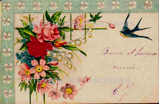 Cartes postales anciennes > CARTES POSTALES > carte postale ancienne > cartes-postales-ancienne.com Fleurs