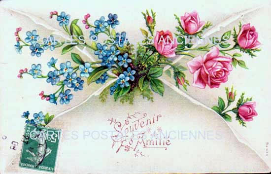 Cartes postales anciennes > CARTES POSTALES > carte postale ancienne > cartes-postales-ancienne.com Fleurs