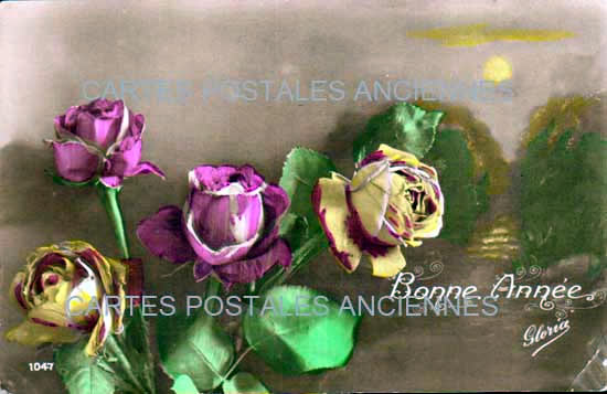 Cartes postales anciennes > CARTES POSTALES > carte postale ancienne > cartes-postales-ancienne.com Fleurs