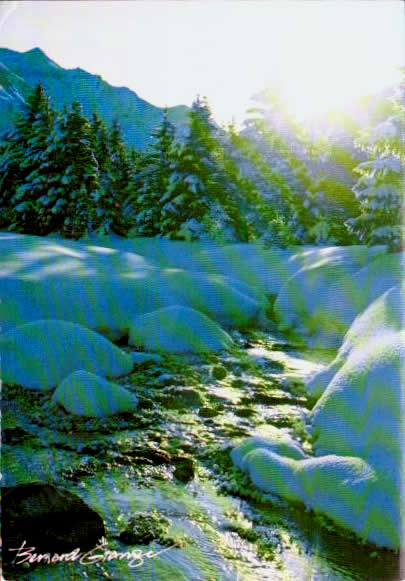 Cartes postales anciennes > CARTES POSTALES > carte postale ancienne > cartes-postales-ancienne.com Paysage neige