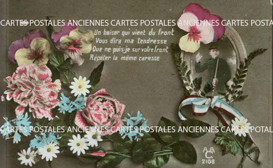 Cartes postales anciennes > CARTES POSTALES > carte postale ancienne > cartes-postales-ancienne.com Fleurs