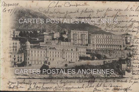 Cartes postales anciennes > CARTES POSTALES > carte postale ancienne > cartes-postales-ancienne.com Monaco