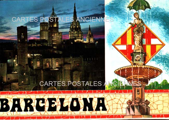 Cartes postales anciennes > CARTES POSTALES > carte postale ancienne > cartes-postales-ancienne.com Union europeenne Espagne Barcelone