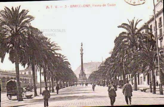 Cartes postales anciennes > CARTES POSTALES > carte postale ancienne > cartes-postales-ancienne.com Union europeenne Espagne Barcelone