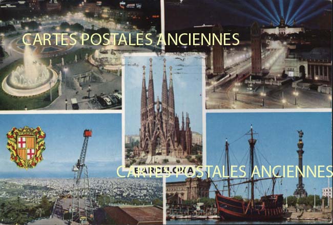 Cartes postales anciennes > CARTES POSTALES > carte postale ancienne > cartes-postales-ancienne.com Union europeenne Espagne Barcelone