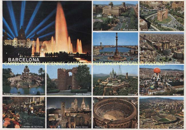 Cartes postales anciennes > CARTES POSTALES > carte postale ancienne > cartes-postales-ancienne.com Union europeenne Espagne Barcelone