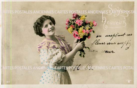 Cartes postales anciennes > CARTES POSTALES > carte postale ancienne > cartes-postales-ancienne.com Femme