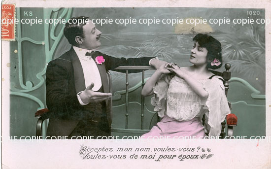 Cartes postales anciennes > CARTES POSTALES > carte postale ancienne > cartes-postales-ancienne.com Couple